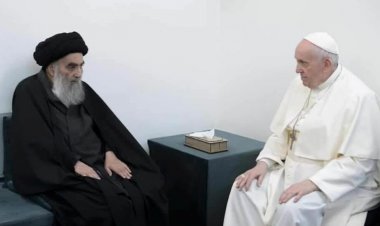 الكاظمي يعلن يوم لقاء السيستاني والبابا فرنسيس يوما وطنيا للتسامح والتعايش