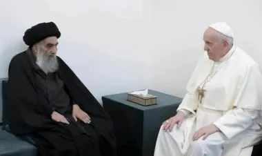الكاظمي يعلن يوم لقاء السيستاني والبابا فرنسيس يوما وطنيا للتسامح والتعايش