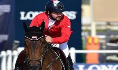 أحمد حمشو يتأهل إلى بطولة كأس العالم لقفز الحواجز