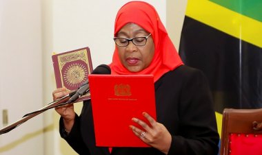 سامية حسن أول إمرأة تتولى رئاسة تنزانيا
