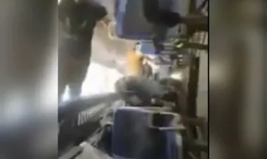 أول مشاهد إصطدام قطارين في سوهاج مصر