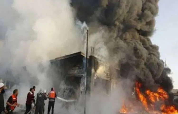 في أقل من شهر: حريق هائل في خزانات وقود أفغانية على حدود إيران