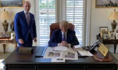 مكتب ترمب الجديد تقليد مطابق للمكتب الموجود في البيت الأبيض