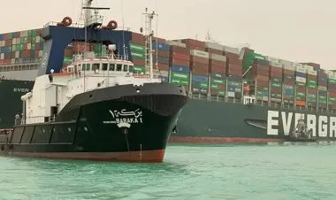 الشركة المؤمّنة على "إيفر غيفن تعلن عن إحباطها  بسبب قرار السلطات المصرية حجز السفينة وطاقمها