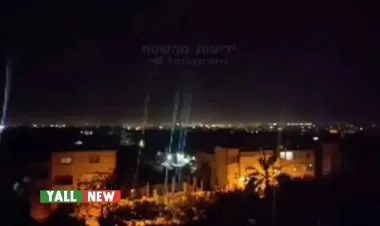 فيديو سقوط وانفجار الصاروخ السوري في النقب