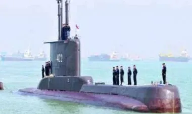 العثور على حطام الغواصة  الإندونيسية العسكرية المفقودة