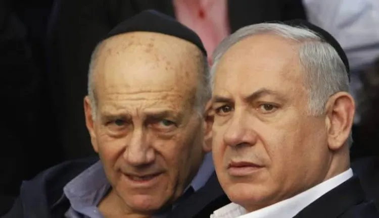 أولمر: نتنياهو مستعد لبيع أمن إسرائيل من أجل تحقيق أمنه الشخصي