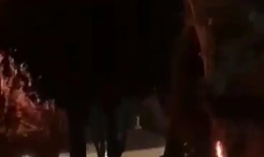 حريق في ساحات المسجد الأقصى واشتعال الأشجار والاحتلال يمنع الفلسطينيين اطفاؤه