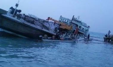 غرق أكبر سفينة تابعة للبحرية الإيرانية