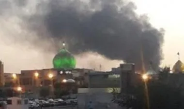 حريق ضخم جنوب العاصمة الإيرانية طهران