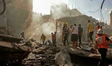 مقتل مواطن و وإصابة 10  في انفجار غامض، في سوق شعبي وسط غزة