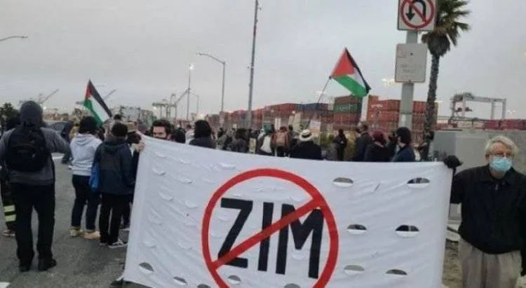 حملة لمنع السفن الإسرائيلية من تفريغ حمولتها في موانئ ولاية أمريكية