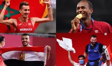 حصيلة ميداليات العرب بعد منافسات اليوم في أولمبياد 2020