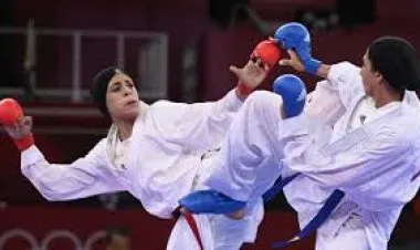 لاعبة الكاراتيه المصرية فريال عبد العزيز تمنح مصر اول ذهبية في أولمبياد طوكيو