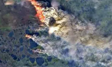 دخان الحرائق يصل إلى القطب الشمالي