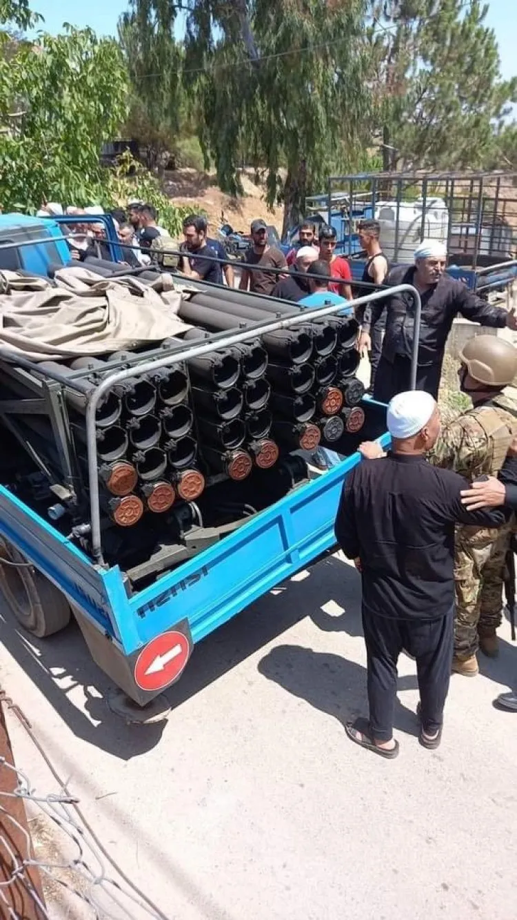 لبنانيون يعتدون على عناصر حزب الله بعد إطلاقهم الصواريخ