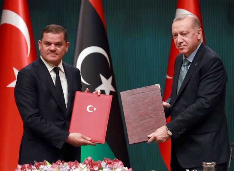 أردوغان يلتقي رئيس الحكومة الليبية في إسطنبول