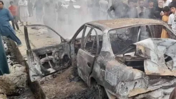 اطلاق عدة صواريخ من سيارة في أحد الشوارع القريبة من مطار كابول