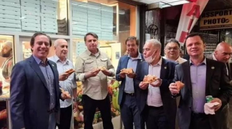 مطعم يجبرالرئيس البرازيلي تناول البيتزا في الشارع