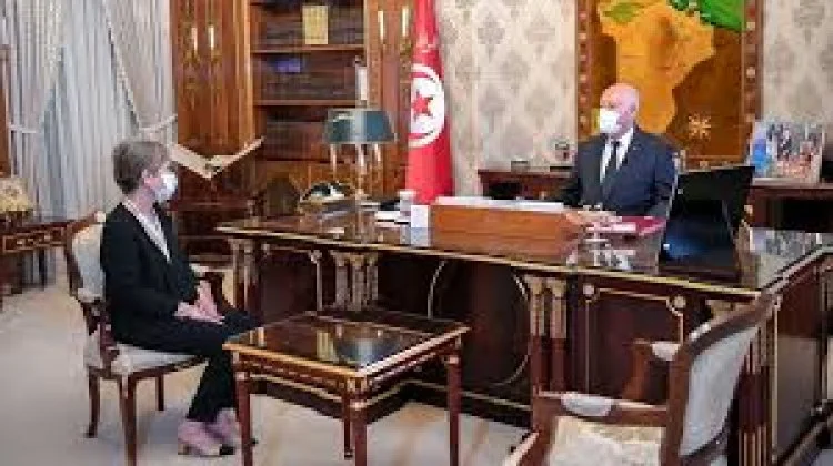 الحكومة التونسية تؤدي اليمين الدستورية أمام الرئيس قيس سعيد