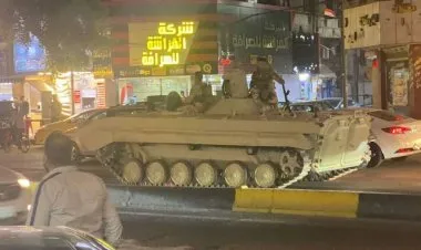  نشر الدبابات في شوارع بغداد بأوامر من الكاظمي