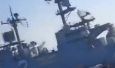 فيديو احتكاك مروحية إيرانية ببارجة أميركية في الخليج بطريقة إستفزازية