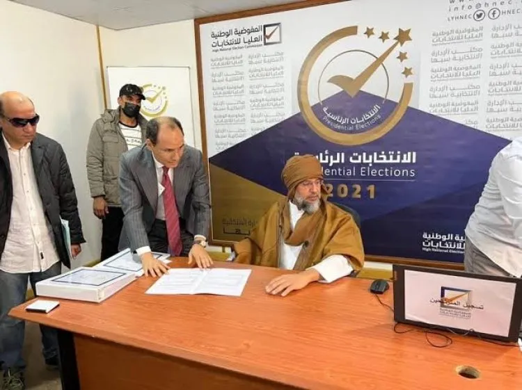 ميليشيات ليبية مسلحة تحاصر مقرات انتخابية رفضا لترشح سيف الإسلام القذافي