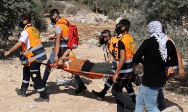 مئات المواطنين يتوافدون إلى قرية برقة للتصدي لاعتداءات المستوطنين