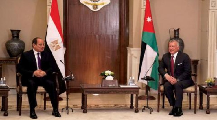 قمة مصرية ـ أردنية لتنشيط السلام