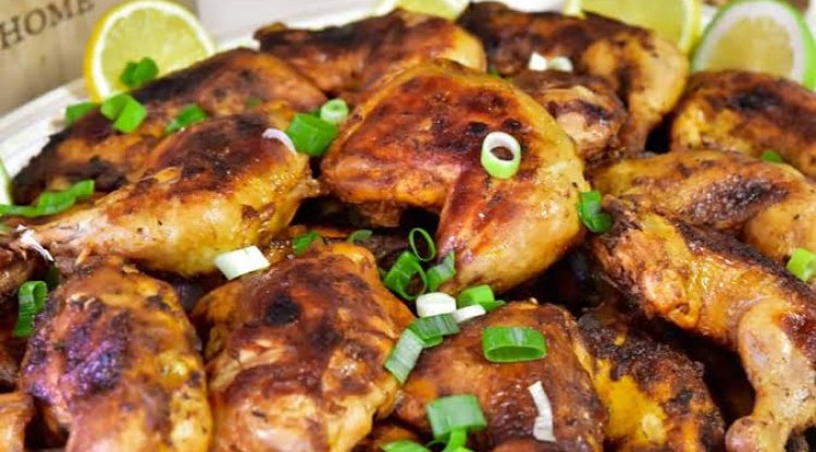 دجاج في الفرن بتتبيلة اكثر من رائعة