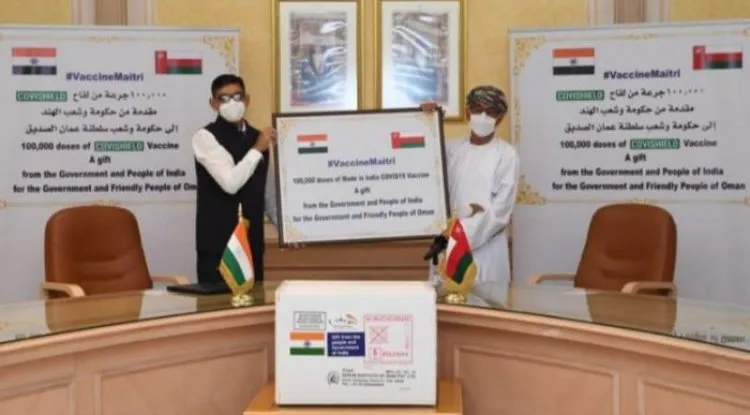 سلطنة عمان تتسلم 100 ألف جرعة لقاح أسترازينيكا من الهند