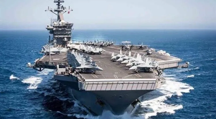 انسحاب حاملة الطائرات "نيميتز" الأمريكية من الشرق الأوسط