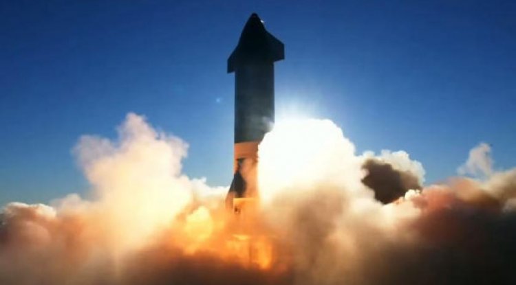 انفجار صاروخ  سبيس إكس الجديد خلال الإطلاق