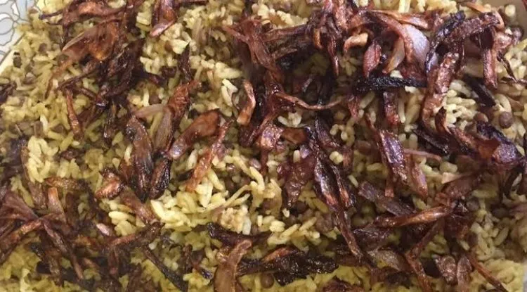 المجدرة الفلسطينية بالبرغل