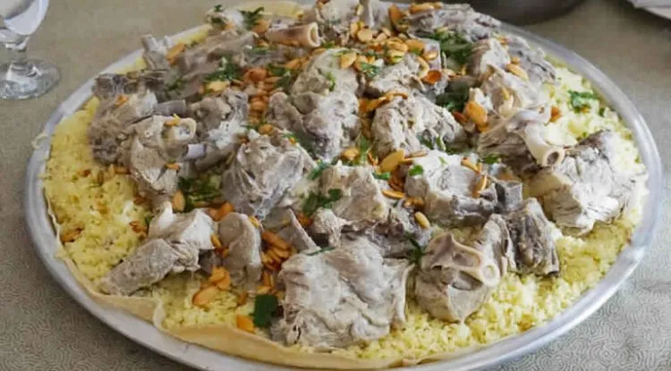 المنسف الأردني بالجميد