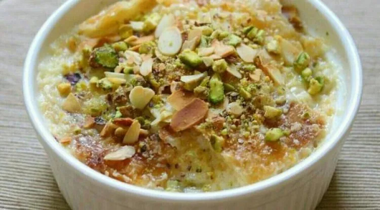 طريقة عمل أم علي بالمكسرات