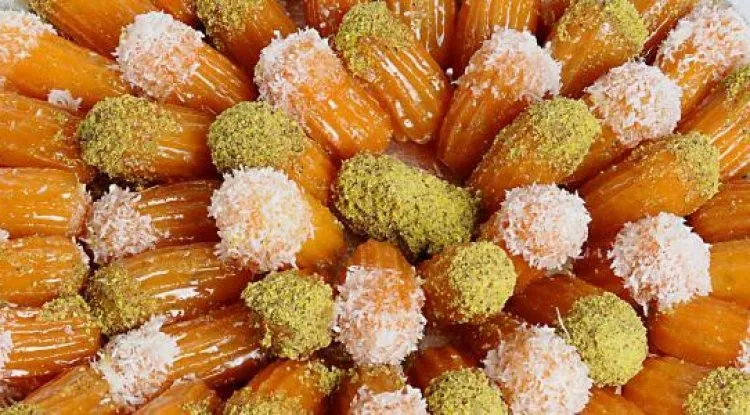 طريقة تحضير حلوى بلح الشام