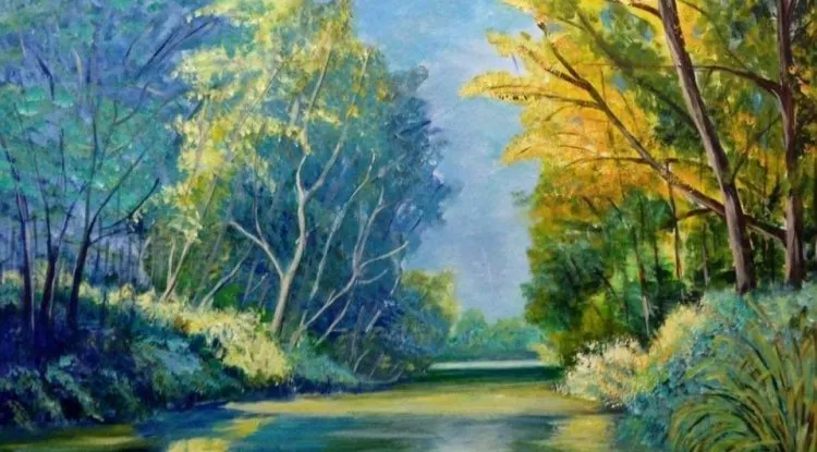 معرض الفنان التشكيلي العراقي عباس محي الدين الزهاوي 