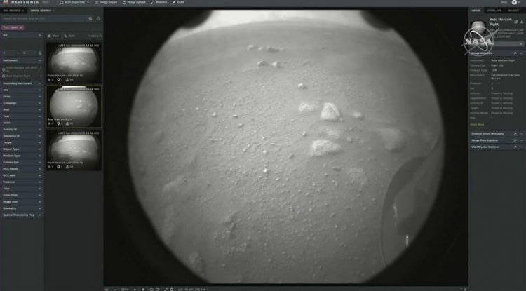 هبوط مركبة الفضاء "بيرسيفيرانس" بنجاح على سطح كوكب المريخ.