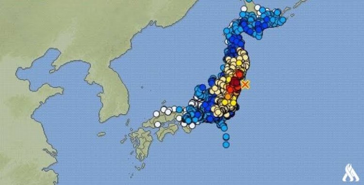 زلزال يهز فوكوشيما قوته المبدئية تبلغ 7.1 درجة.