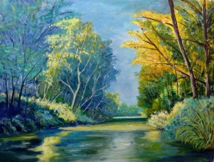 معرض الفنان التشكيلي العراقي عباس محي الدين الزهاوي 