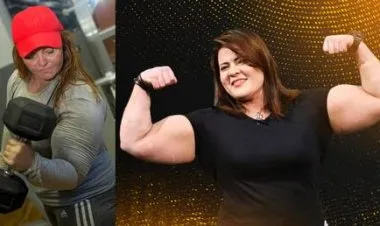 أقوى امرأة عربية ترفع بذراع واحدة 85 كيلوغراما