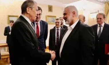 سيرغي لافروف يلتقي وفد حركة حماس برئاسة إسماعيل هنية