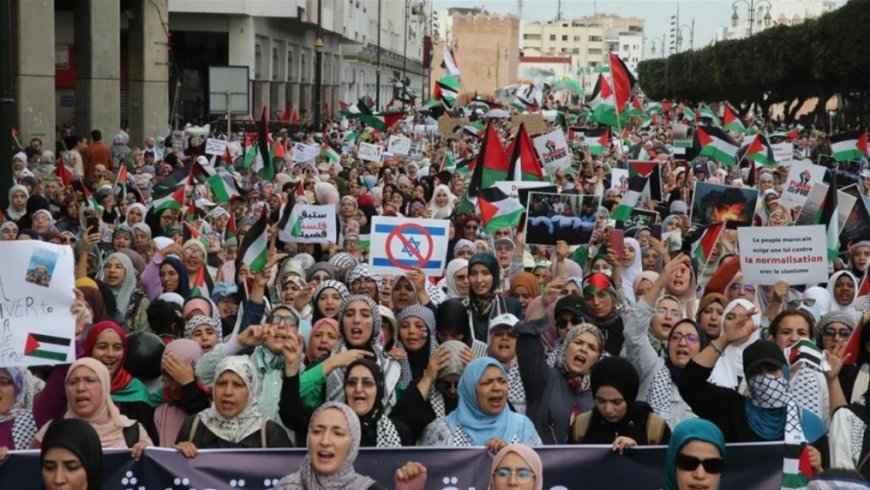 هيئة مغربية: نظمنا الجمعة 120 مظاهرة في 58 مدينة دعما لغزة