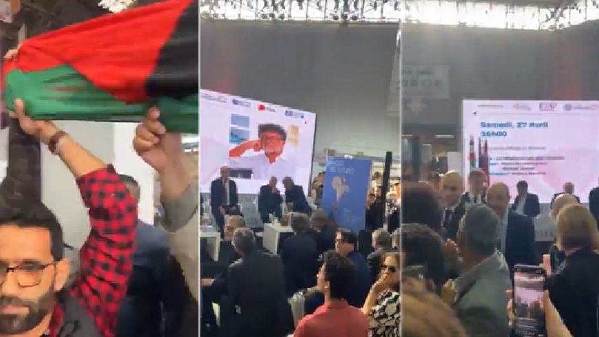 طرد السفير الإيطالي من معرض الكتاب في تونس احتجاجًا على موقفه من الحرب على غزة