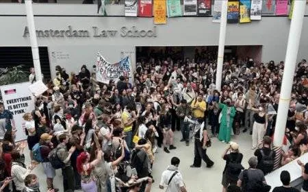 مظاهرات بهولندا تنديدًا بحرب الإبادة على غزة