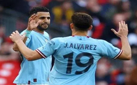 رياض محرز يصالح الشباك بهاتريك تاريخي.. هل يعود لحسابات غوارديولا؟ (فيديو)