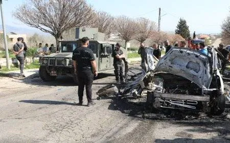 قتيل بقصف مسيّرة إسرائيلية سيارة في جنوب لبنان
