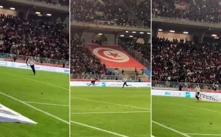 حملة تضامنية مع مشجع تونسي اقتلع لافتة شركة تدعم إسرائيل