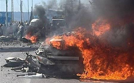شهيدان بقصف إسرائيلي استهدف سيارة جنوب لبنان